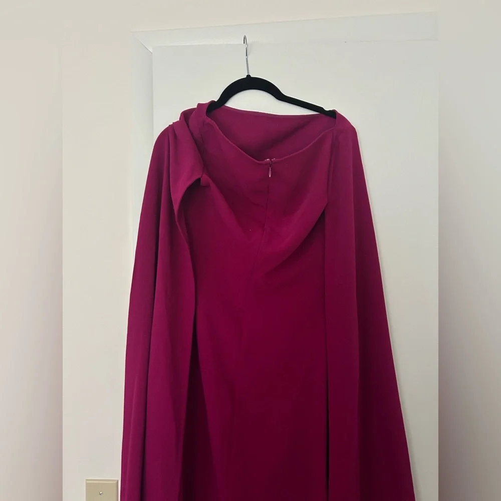 Solace London Fuchsia Maxi Dress - Picture 3 of 5
